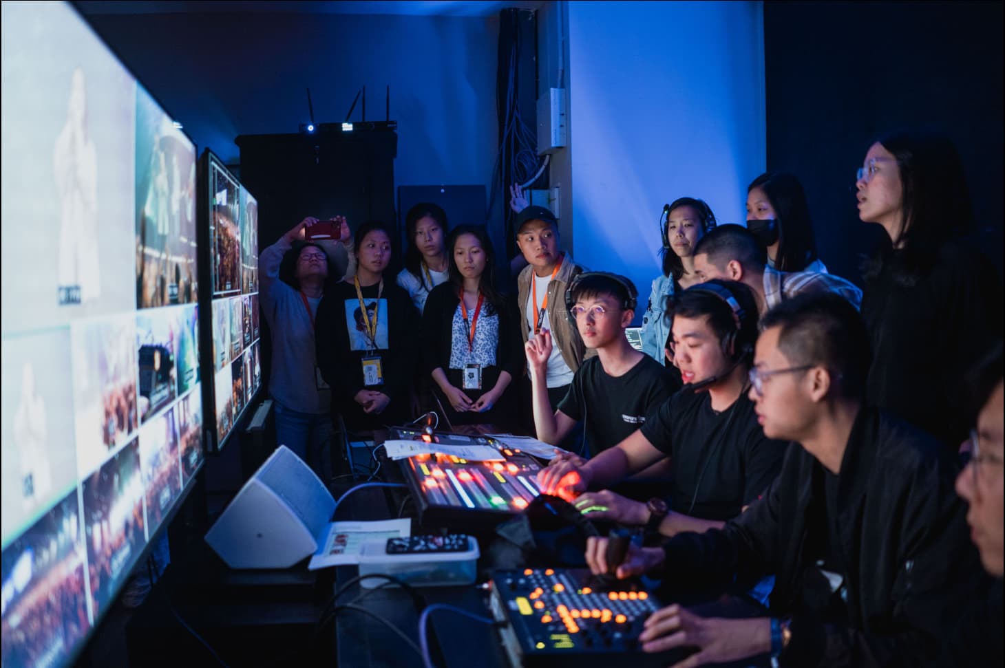 Media Control Room (MCR) Tour during GenerationS Conference & Strong Church Summit 2022 in Heart of God Church Singapore.